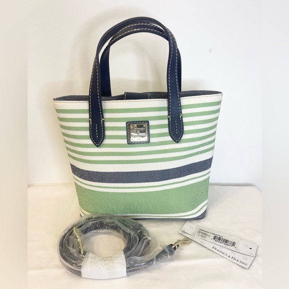 Dooney & Bourke Handbags - Dooney & Bourke Mini Waverly from the Westerly collection Green Blue White NWT